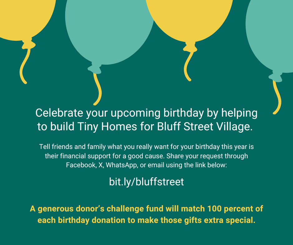 Birthday Donation Flyer